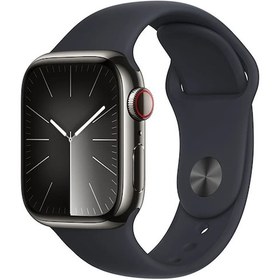 Resim Apple Watch Series 9 GPS + Cellular 41 MM Çelik Kasa M/L Akıllı Saat (Apple Türkiye Garantili) 