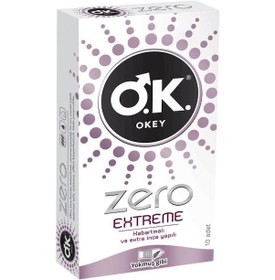 Resim Okey Zero Extreme Prezervatif 10'lu 