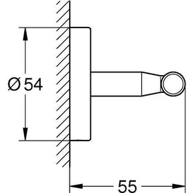 Resim BauCosmopolitan Neutral Havlu/bornoz askılığı-Grohe 
