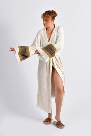 Resim Brandsmithshop Natural Symbol Nomad Kimono- Altın Ton Çok Renkli 