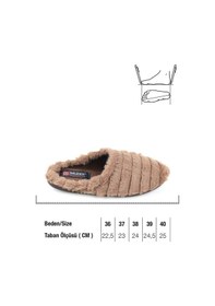 Resim Gezer Kadın Kışlık Rahat Taban Ev Bahçe Terlik Gt1kzm.14608.00.m33.2q Kahverengi 