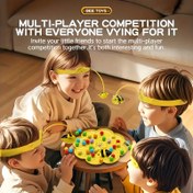 Resim Küçük Arı Bal Koleksiyonu Oyuncak Seti, Bilişsel Ebeveyn-Çocuk Etkinlik Masa Üstü Avcılık Oyunu - Doğum Günü/Sınıf Partisi Oyunları, Güvenli Malzemeler, İlköğretim Öncesi Aktiviteler, Renkli Desenler, Dayanıklı İmalat, Erken Öğrenme, Cadılar Bayramı Hediyesi, Noel Sürprizi, 2-4 Kişilik Okula Dönüş Süpriz 