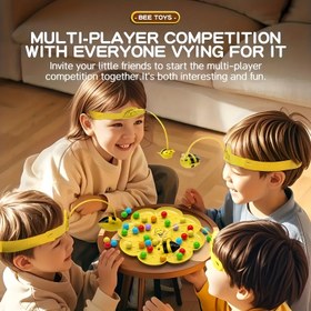 Resim Küçük Arı Bal Koleksiyonu Oyuncak Seti, Bilişsel Ebeveyn-Çocuk Etkinlik Masa Üstü Avcılık Oyunu - Doğum Günü/Sınıf Partisi Oyunları, Güvenli Malzemeler, İlköğretim Öncesi Aktiviteler, Renkli Desenler, Dayanıklı İmalat, Erken Öğrenme, Cadılar Bayramı Hediyesi, Noel Sürprizi, 2-4 Kişilik Okula Dönüş Süpriz 