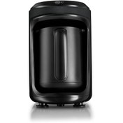 Resim Karaca Hatır Hüp Aroma Türk Kahve Makinesi 5 Fincan Kapasiteli Shiny Black 