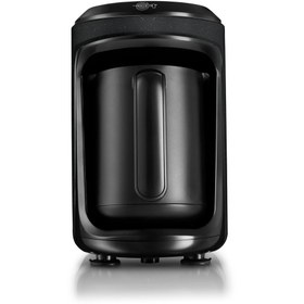 Resim Karaca Hatır Hüp Aroma Türk Kahve Makinesi 5 Fincan Kapasiteli Shiny Black 