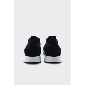 Resim Derinet Hakiki Deri & Tekstil Bağcıklı Erkek Sneaker 