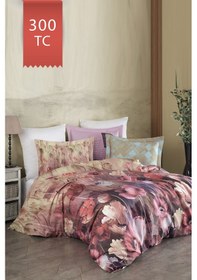 Resim Varol Royal Saten Tek Kişilik 300tc Nevresim Takımı - Mirable Çok Renkli 