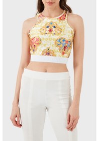 Resim Versace Jeans Couture Bayan Top 76ham227 Js348 G03 Beyaz-gold Beyaz-gold 