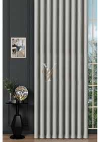 Resim Blackout Fon Perde V-2007 Fil Dişi Fildişi 