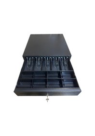 Resim Dbpos Nt-335 Metal Para Çekmecesi 5 Gözlü Plastik Alt Tabla Cm 41 X 41 X 11 Cm 