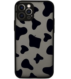 Resim mooodcase Iphone 12 Uyumlu Kamera Lens Korumalı Inek Desenli Telefon Kılıfı 
