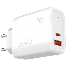 Resim Teknocep Always-01 Gan Tech Type-c Pd4.0 Usb-a Qc3.0 Hızlı Şarj Özellikli Seyahat Şarj Başlığı 65w - Bey Beyaz 
