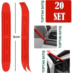 Resim BARRER Toptan Satış 20 Set Plastik Trim ve Döşeme Sökme Aparatı 1 Set 2 Adet 