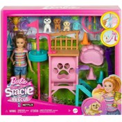 Resim NessiWorld HRM10 Stacienin Köpekçik Oyun Parkı - Barbie and Stacie To The Rescue 
