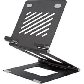 Resim Ayarlanabilir Metal Dizüstü Destek Tabanı Katlanabilir Taşınabilir Laptop Sehpası Standı 