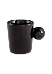 Resim Jumbo Golfline Siyah 2'li Tabaklı Kahve Fincan Takımı 90 Cc Diğer 