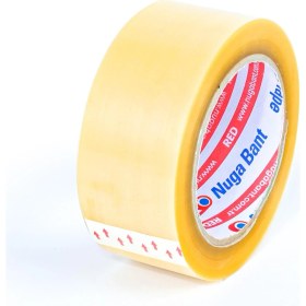 Resim Nuga Bant 45 mm x 100 mt Şeffaf Koli Bandı Hotmelt Red 6 Adet 