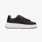 Resim Guess Elba Erkek Siyah Deri Sneaker FMTLBALEA12-BLACK 