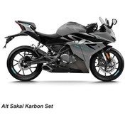 Resim Cfmoto 250sr Alt Sakal Karbon Stıcker Set 