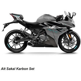 Resim Cfmoto 250sr Alt Sakal Karbon Stıcker Set 