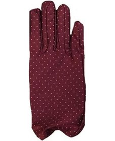 Resim Bordo Renk Puanlı Çocuk Eldiveni Diğer 