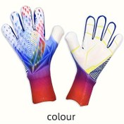 Resim Genç Kaleciler İçin Futbol Antrenmanları ve Maçları İçin Eldivenler - Unisex, Güçlü Kavrama, Nefes Alabilir Konfor, Elde Yıkama, Çekmeli Kapatma, Bayramlar İçin Şenlikli Tasarım - Poliamid Malzeme 