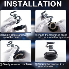 Resim Yıldız Halka Tasarımıyla Zarif Lüks Araba Gösterge Paneli Dekoru - Yüksek Kaliteli ABS Plastik Aromaterapi Kokulu, Şeffaf Yılan Temalı Aksesuar Ofis ve Araç İçin, Araç İç Mekan Yükseltme, Şık Aksesuar, Dayanıklı Malzeme 