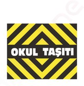 Resim Dijitonline Servis Aracı Okul Taşıtı Kaplama Sticker - Okul Taşıtı Sticker - 100x125 Cm 