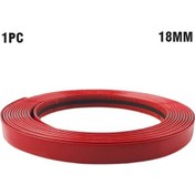 Resim 3m/5m Araba Tampon Kırmızı Dekorasyon Şerit Araba Kapı Ve Pencere Koruma Şerit Araba Red18mm 3m 1 Piece Set 