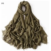 Resim Büyük Boy Düz Saçak % 100% Pamuk Viskon Başörtüsü Eşarp Yüksek Kaliteli Sarar 4 4 Çok Renkli 