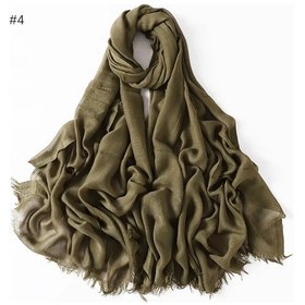 Resim Büyük Boy Düz Saçak % 100% Pamuk Viskon Başörtüsü Eşarp Yüksek Kaliteli Sarar 4 4 Çok Renkli 