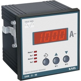 Resim Kael Dam-D-96 - Ac Çift Aşırı Akım Setli Universal Ampermetre 