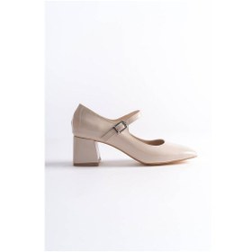 Resim Rosalie Bej Rugan Topuklu Kadın Ayakkabı Bej Rugan 