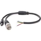 Resim Hazır Bnc Ve Power Jack Kablo - Güvenlik Kamera Kablosu - 30cm 