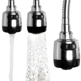 Resim Uygun Oynar Başlıklı 2 Fonksiyon Spiral Musluk Başlığı 