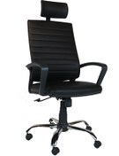 Resim Herkese Mobilya Berlin Siyah Deri Makam Koltuğu Ofis Koltuğu Bilgisayar Koltuğu Çalışma Koltuğu 