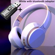 Resim Jingyi Kablosuz Tv Kulaklık Bluetooth 5.0 USB Adaptörü Stereo Kulaklık Katlanabilir Kask Mikrofonlu Tekli Kulaklıklar Samsung Xiaomi Tv Pc Müzik (Yurt Dışından) 