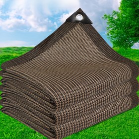 Resim Güneşlik kumaşı, teras gölgelik ağı, dış mekan RV tente uzantısı kanopi, bahçe, kamp, piknik, garaj, balkon ve koridor pergola, tavuk kümesi, veranda gölgeleme için yırtılmaya dayanıklı yeni ağır hizmet kumaş. 75-85g/m², renklerine göre değişiklik gösterebilir 