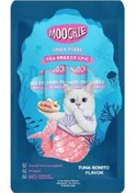 Resim Moochie Creamy Ton Balıklı Ve Palamutlu Sıvı Krema Kedi Ödülü 5x15 Gr 