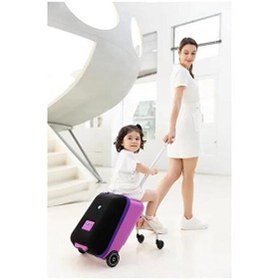 Resim Micro Scooter Ride On Luggage Eazy Violet Scooter Bagaj Çanta 