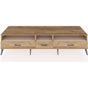 Resim Kronos Tv Ünitesi 3 Raflı 3 Çekmeceli 220x59x51 Çam-aytaşı/çam Aytası/atlas Çam - Atlas Çam 
