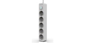 Resim Inca IPW-44GB 5 Port Akım Korumalı LED Tuşlu Priz 1.5m - Beyaz 