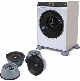 Resim Çamaşır Makinesi Titreşim Önleyici Ayak Seti, 4 Parça, Beyaz Eşya Altlığı 