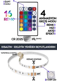 Resim luciole 5 Metre Oyuncu Bilgisayar Masası Rgb Şerit Led Aydınlatma Sistemi Pro 3 Chip 