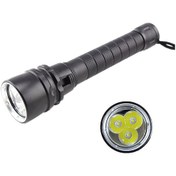 Resim Yaleker Profesyonel Dalış Feneri 3t6 L2 Led Parlak Işık 3000mah Su Geçirmez Akıllı Batarya İle Deniz Altı Aydınlatma Diğer 