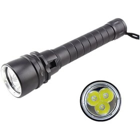 Resim Yaleker Profesyonel Dalış Feneri 3t6 L2 Led Parlak Işık 3000mah Su Geçirmez Akıllı Batarya İle Deniz Altı Aydınlatma Diğer 