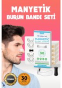 Resim 30 Lu Beyaz Manyetik Burun Bandı Mıknatıslı, Kolay Kullanım, 
