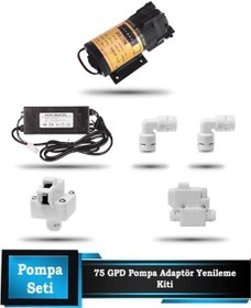Resim Su Arıtma Cihazı Pompa 75 Gpd (Motor) Yenileme Kiti 