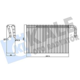 Resim Evaporator Bmw E39 E53 Range Rover 3 Vogue L322 02 12-409347 