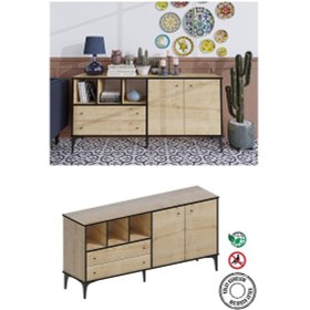 Resim Decormet Elegan Konsol Safir Meşe Diğer 